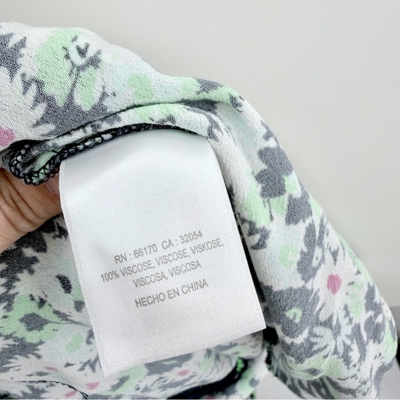 KACHEL X ANTHROPOLOGIE Floral Wide Leg Jumpsuit Blue Green 8 - Picture 6 of 8